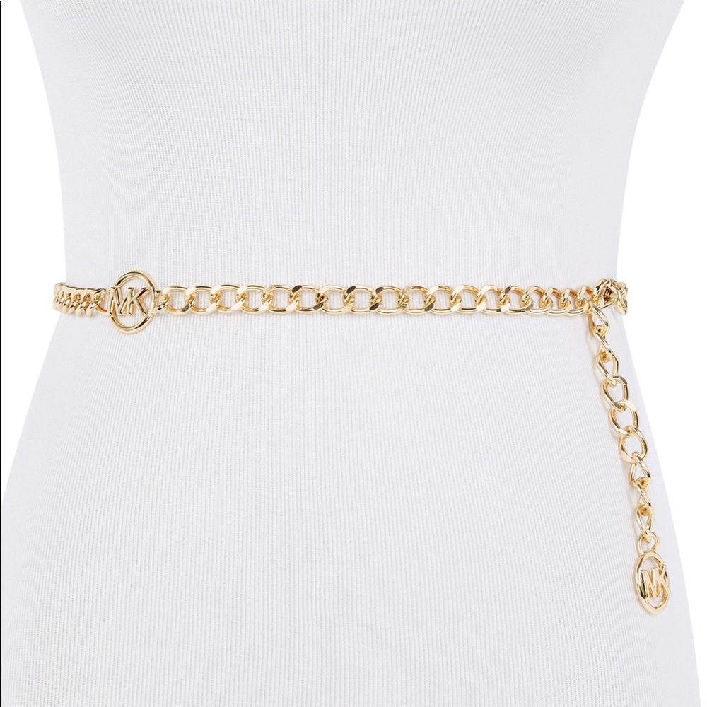 BNWT Michael Kors Logo Chain Belt